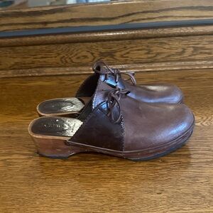 J. Crew Brown Leather Women's Mules